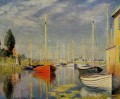 Yachts à Argenteuil Claude Monet